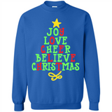 Joy Love Cheer Believe Christmas Tree