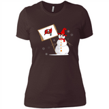 Tampa Bay Buccaneers Snowman Funny