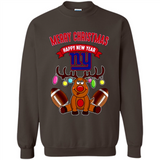 New York Giants NFL Reindeer Funny Merry Christmas And Happy New Year