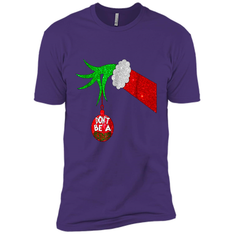 GRINCH HAND HOLDING CHRISTMAS ORNAMENT - DON'T BE A GRINCH PINGPONG