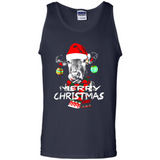 Fabulous Mooey christmas Heifers Cow Christmas lights - Tank Top