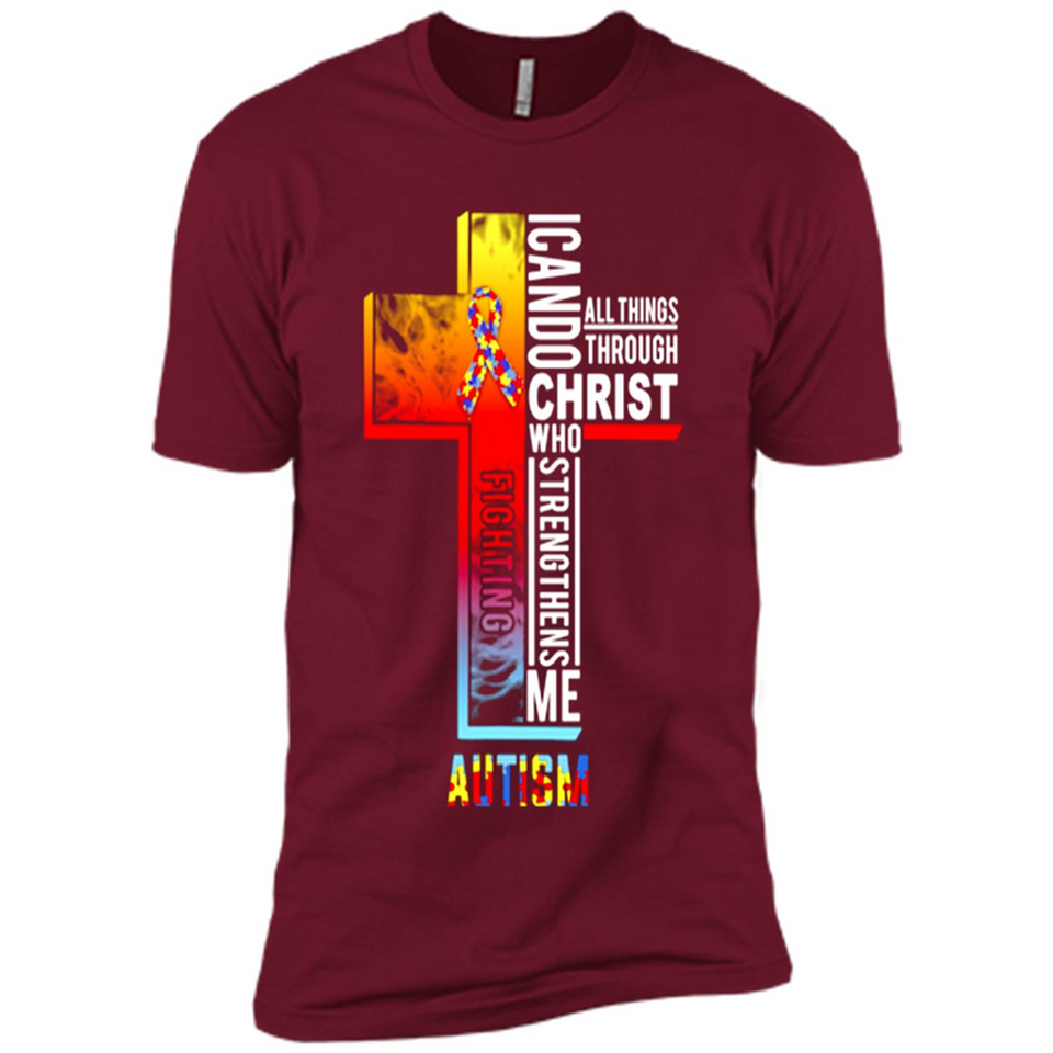 I can do all things through christ who strengthens me fighting Aut sm Jesus