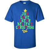 Joy Love Cheer Believe Christmas Tree