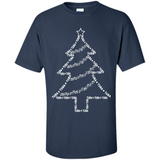 Tuba Text Christmas Tree Musical Instrument Holiday 1