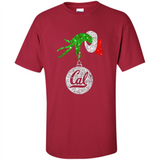 Amazing California Golden Bears Glitter Grinch Monogram Ornament Christmas Gift - Shirt