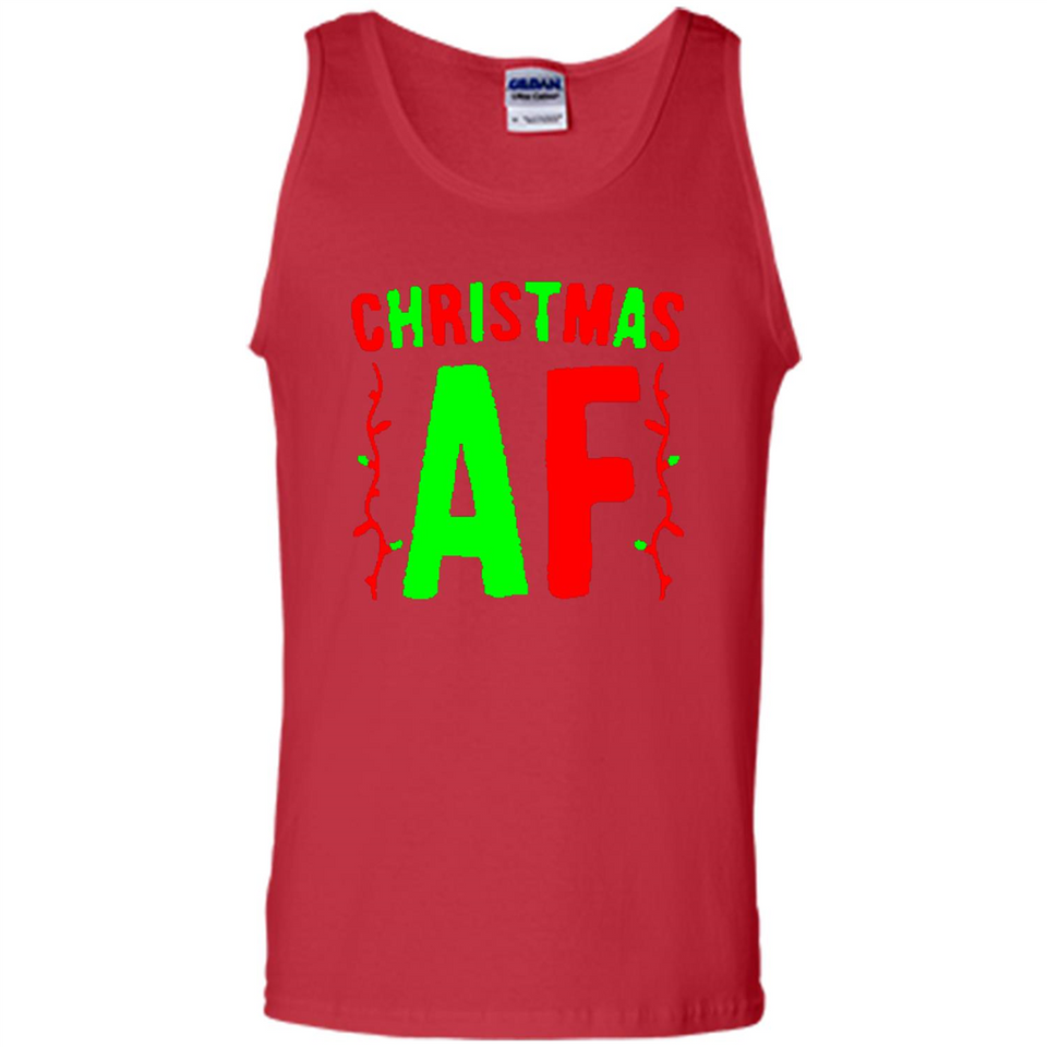 Christmas Ugly Sweater Christmas AF - Tank Top