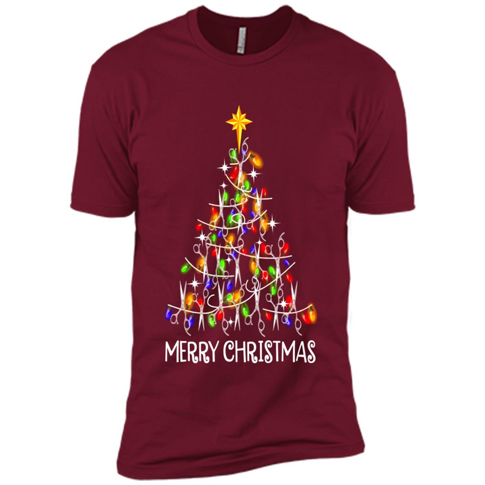 Hairstylist Merry Christmas Hairstylist Scissors Christmas Tree PING PONG