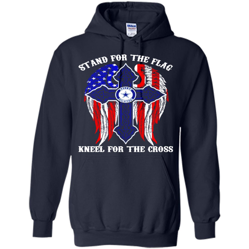 Dallas Cowboys - stand for the flag kneel for the cross