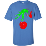 Christmas The Grinch Hand Holding Apple Ornament sweater - Shirt