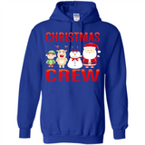 CHRISTMAS CREW Shirt X-mas Santa Snowman Reindeer Elf - Hoodie