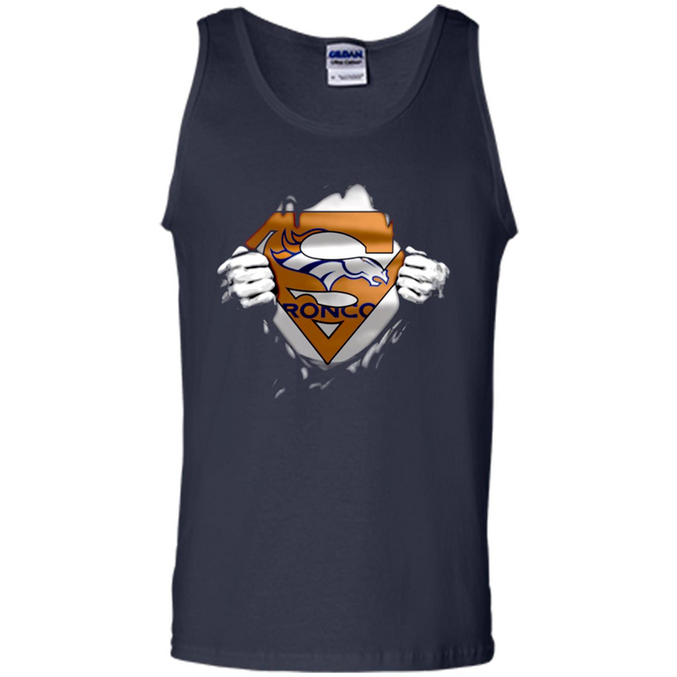 Denver Broncos And Superman Fans - Tank Top