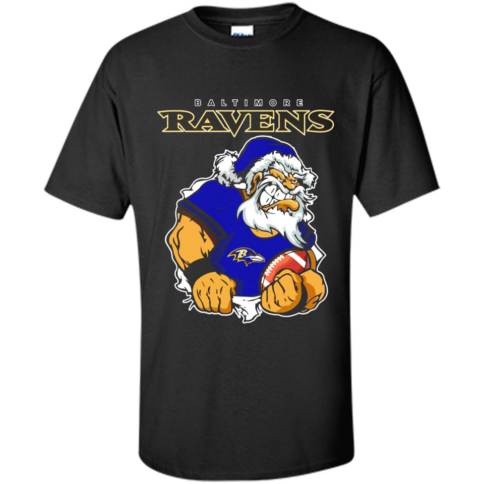Grumpy Santa Claus Baltimore Ravens Football Team PINGPONG
