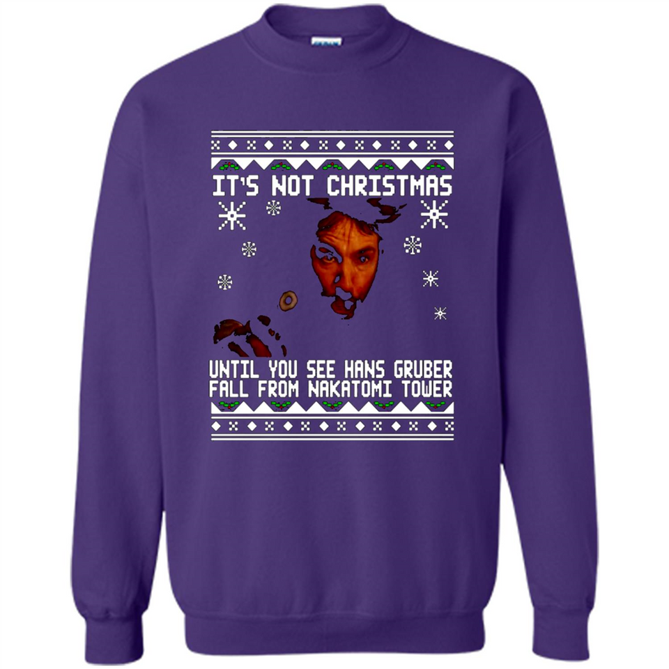 It's Not Christmas Until You See Hans Gruber Fall Ugly Christmas PINGPONG