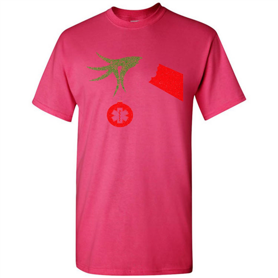 Funny Grinch Hand holding Doctor ornament Christmas Sporty T-Shirt - Shirt