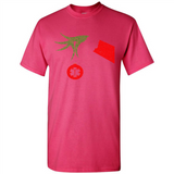 Funny Grinch Hand holding Doctor ornament Christmas Sporty T-Shirt - Shirt