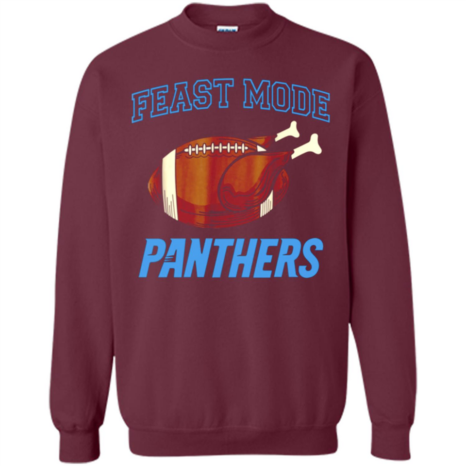 Feast Mode Panthers Shirt - Carolina Turkey Thanksgiving