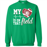 Alabama Crimson Football My Heart is on that Field - Sweatshirt