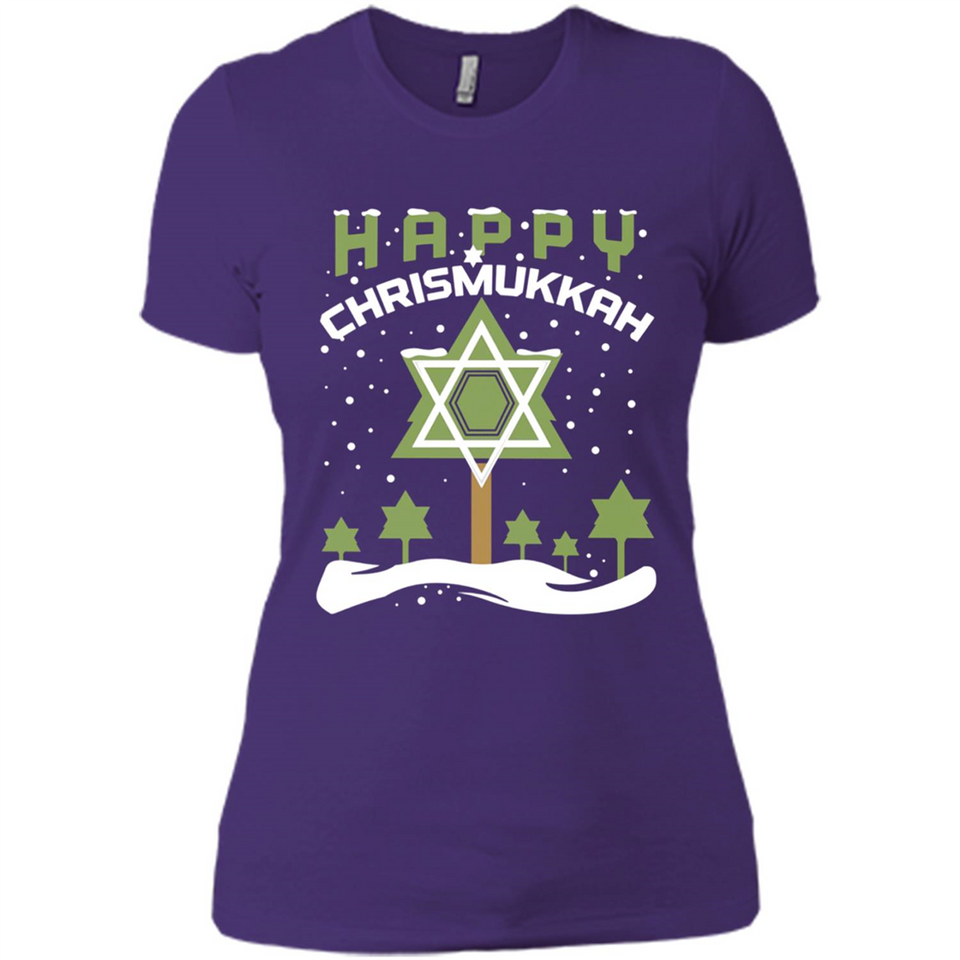 Happy Chrismukkah - Ladies' Boyfriend T-Shirt