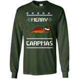 Santa Claus Carpmas Merry Carpmas Christmas Sweater PINGPONG - Long Sleeve T-Shirt