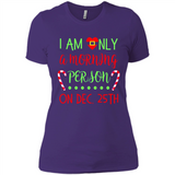 Funny Christmas Gift Santa - Ladies' Boyfriend T-Shirt