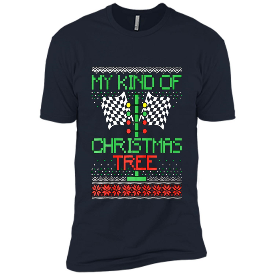 Funny Drag Racing Ugly Christmas Holiday Tree PING PONG