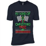 Funny Drag Racing Ugly Christmas Holiday Tree PING PONG