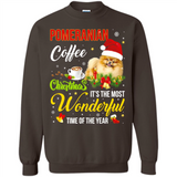 Pomeranian Coffee Wonderful Christmas