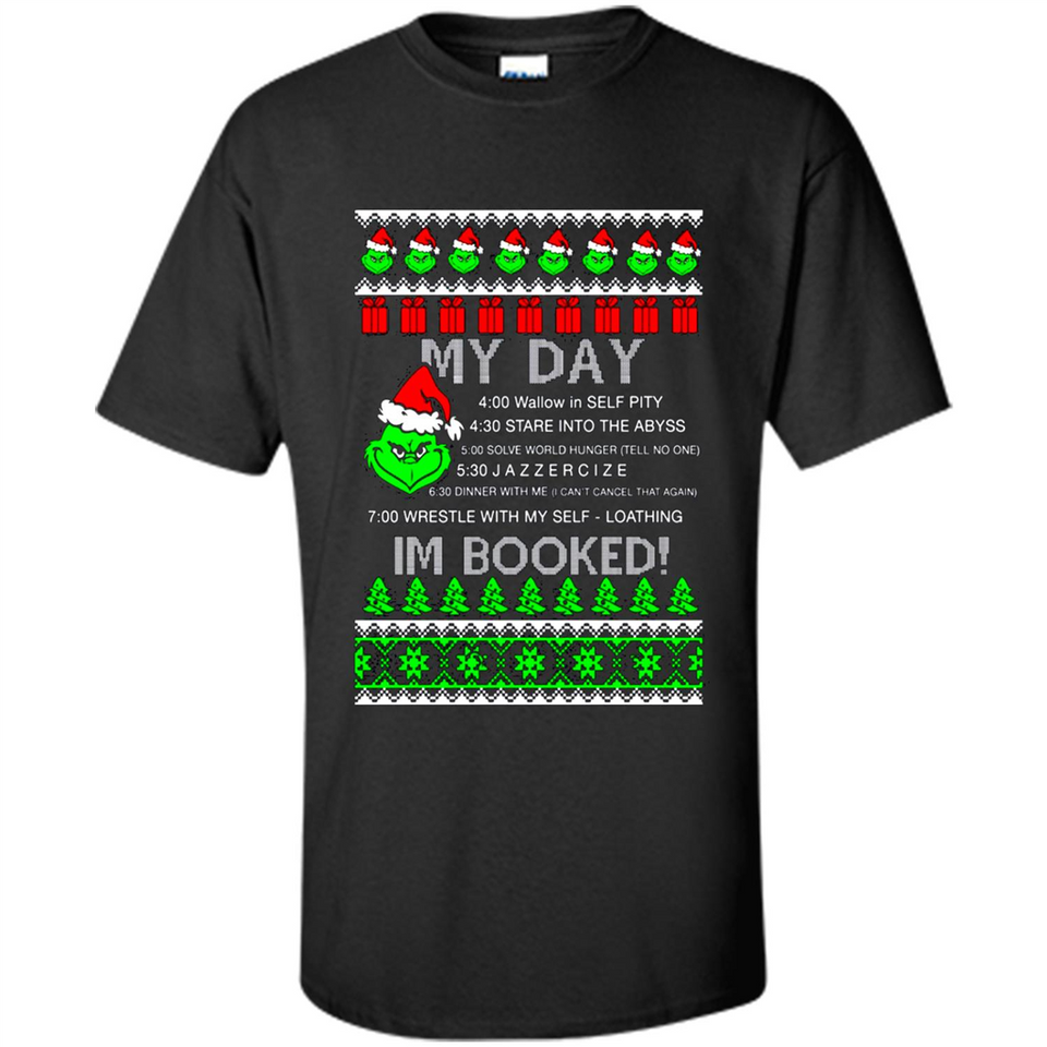 Mr Grinch my day I’m booked Christmas sweater PINGPONG