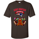 New England Patriots NFL Reindeer Funny Merry Christmas And Happy New Year
