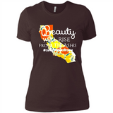 Paradise California Strong Camp Fire Youth T-Shirt PINGPONG - Ladies' Boyfriend T-Shirt