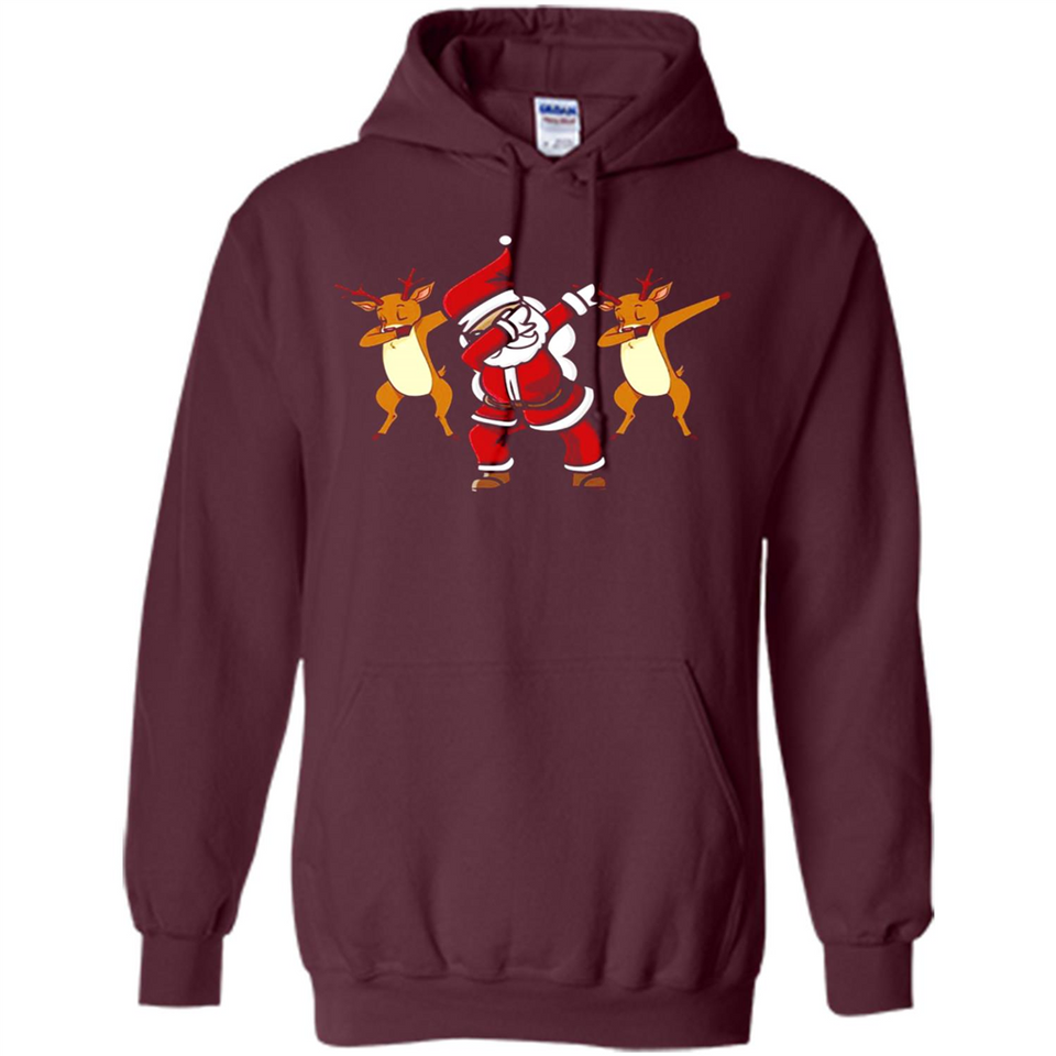 Dabbing Santa - Funny Santa Claus Christmas Dab - Hoodie