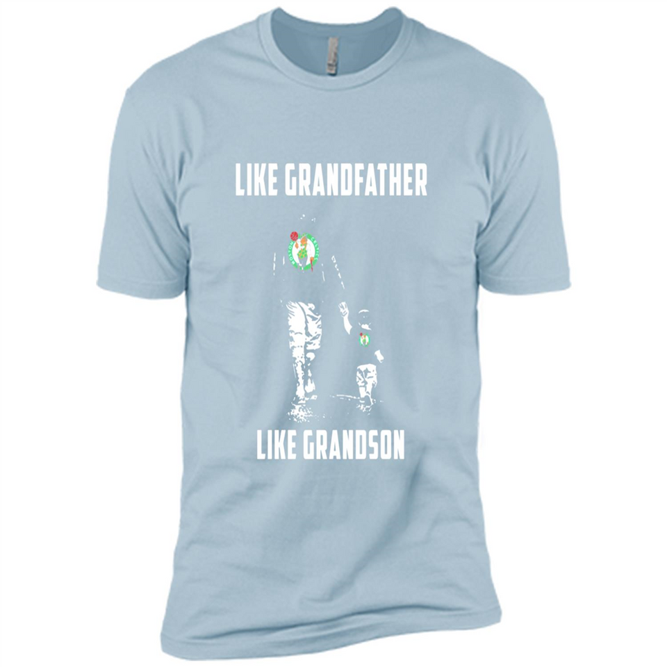 Boston Celtics Like GrandFather Like GrandSon - Premium Short Sleeve T-Shirt