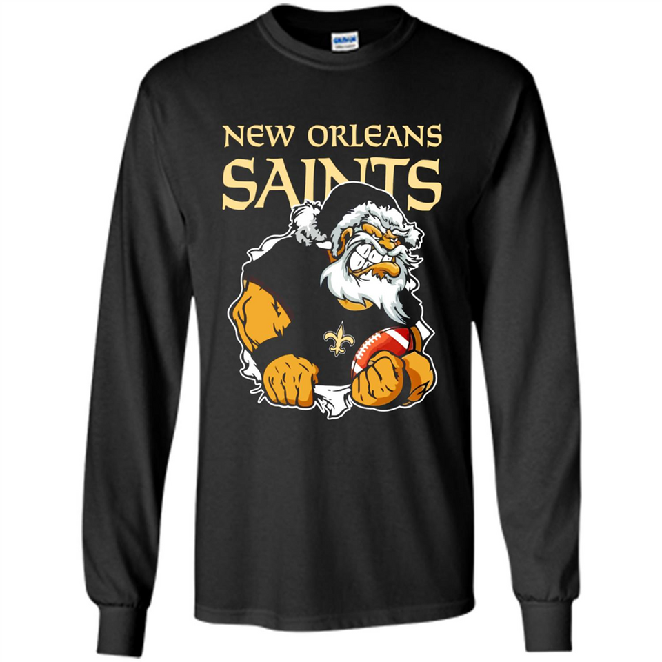 Grumpy Santa Claus New Orleans Saints Football Team PINGPONG