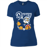Grumpy Santa Claus Los Angeles Rams Football Team PINGPONG