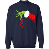 Funny Grinch Hand Holding Electrician Ornament Christmas PING PONG