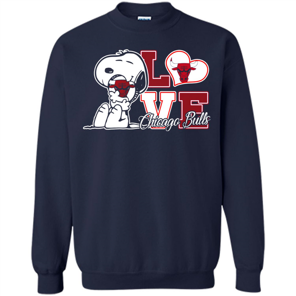 Snoopy loves NBA Chicago Bulls - Sweatshirt