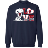 Snoopy loves NBA Chicago Bulls - Sweatshirt
