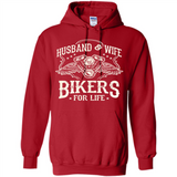 Husband & Wife Biker For Life Couple