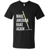Make America Rake Again California Fires Paradise Youth T-Shirt PINGPONG - Men's V-Neck