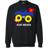 HEART BREAKER BLUE MONSTER TRUCK VALENTINE'S DAY