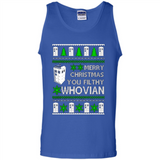 Merry Christmas You Filthy Whovian ugly sweater PINGPONG