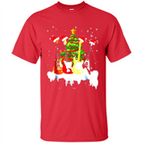 Santa Hat Electric Guitar Classical Guitar Christmas shirt Ladies' Boyfriend
