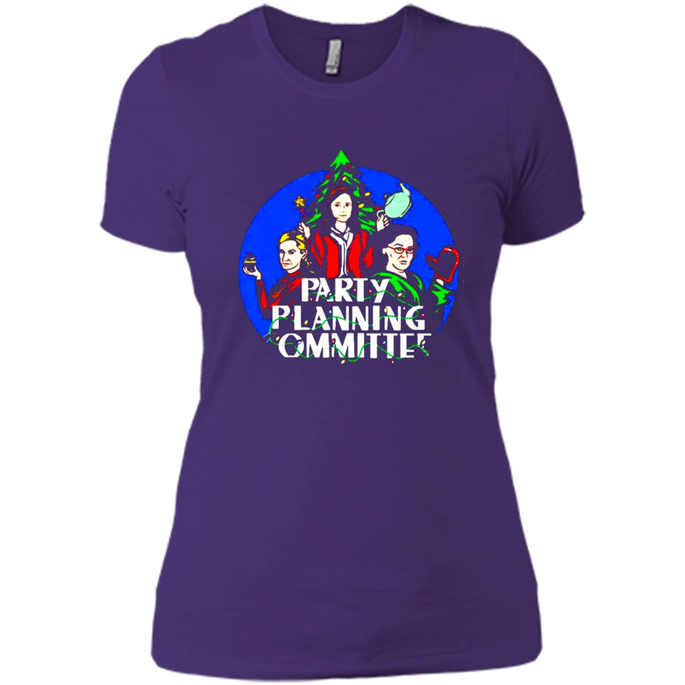 Christmas Party Planning Committee Sweatshirt - Ladies' Boyfriend T-Shirt