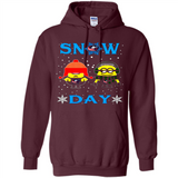 Snow Day Shirt For Columbus Blue Jackets Vs Minion Fans pingpong