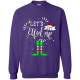 Let's Get Elfed Up Funny Drinking Wine Christmas Elf PINGPONG