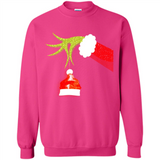 Funny Grinch Hand Holding Santa Hat Ornament Christmas PING PONG