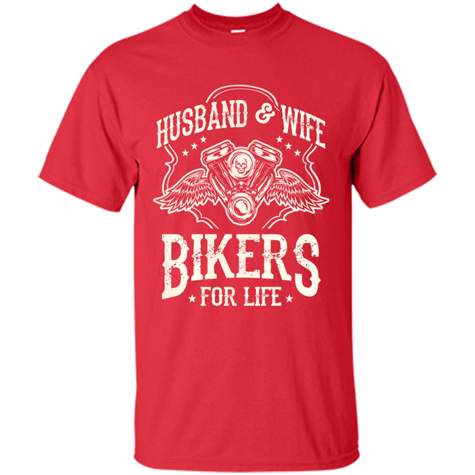 Husband & Wife Biker For Life Couple