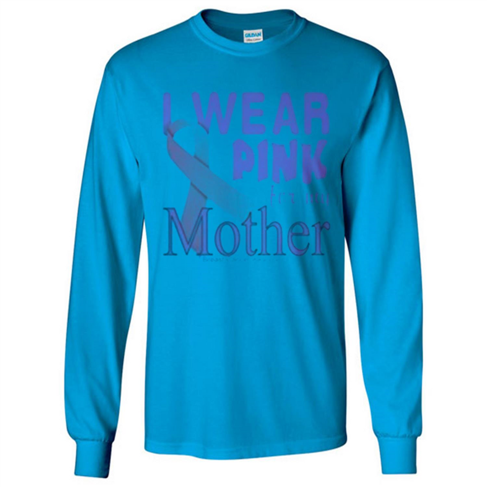Breast cancer awareness mother - Long Sleeve T-Shirt