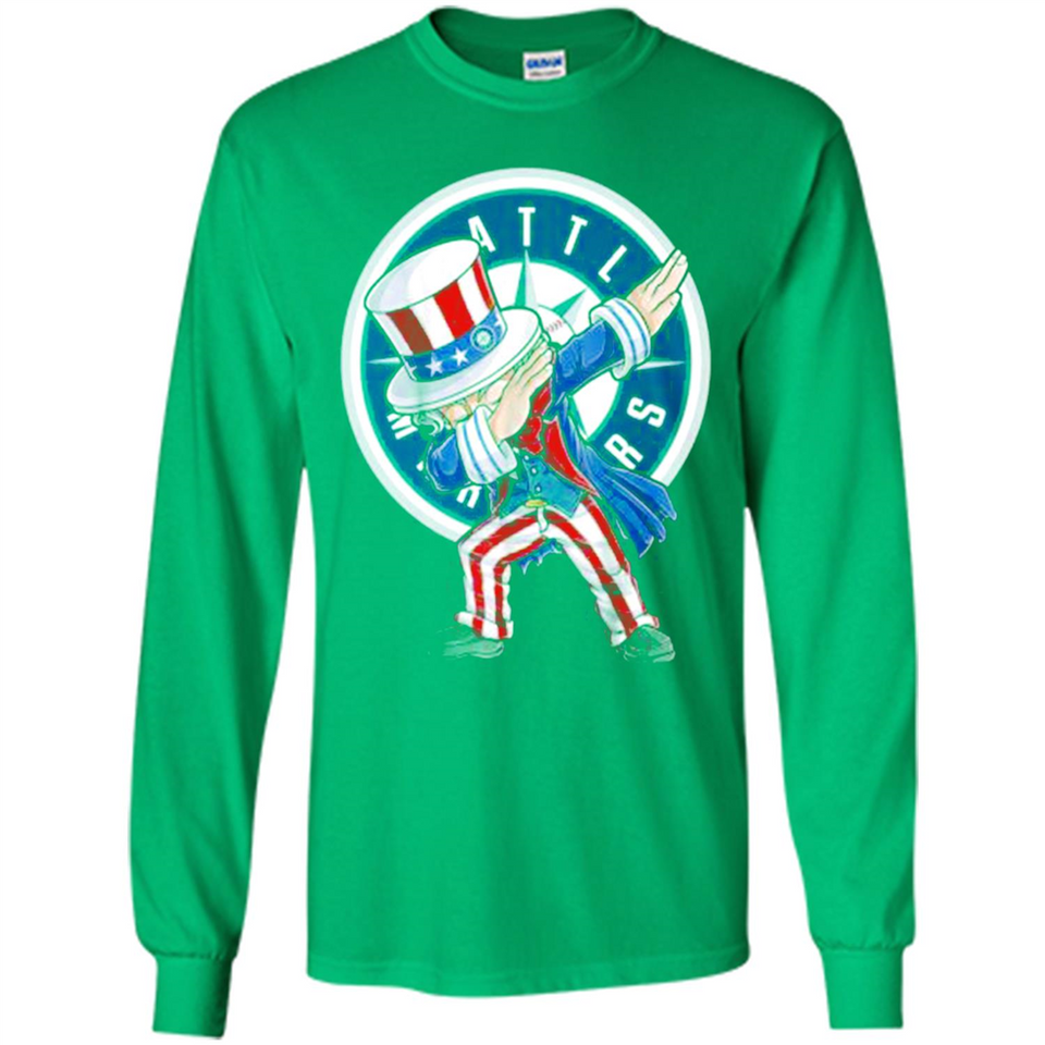 MLB SEATTLE MARINERS UNCLE SAM DABBING INDEPENDENCE DAY