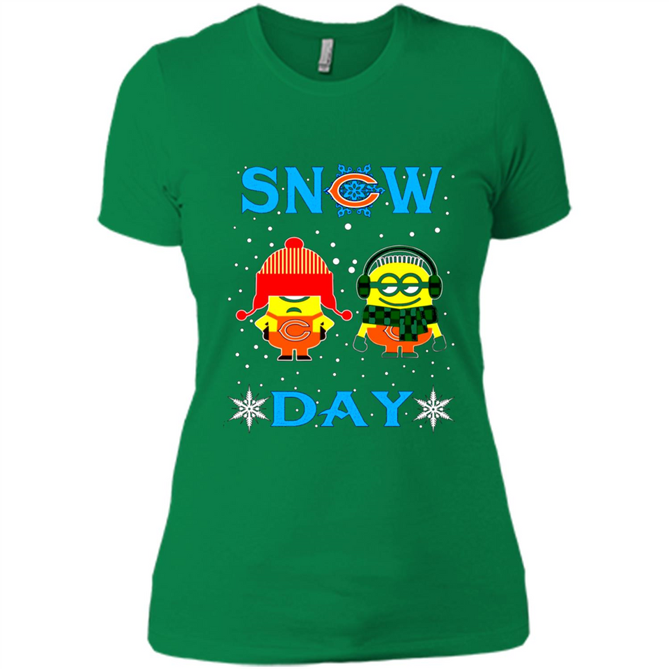 Snow Day Shirt For Chicago Bears Vs Minion Fans pingpong